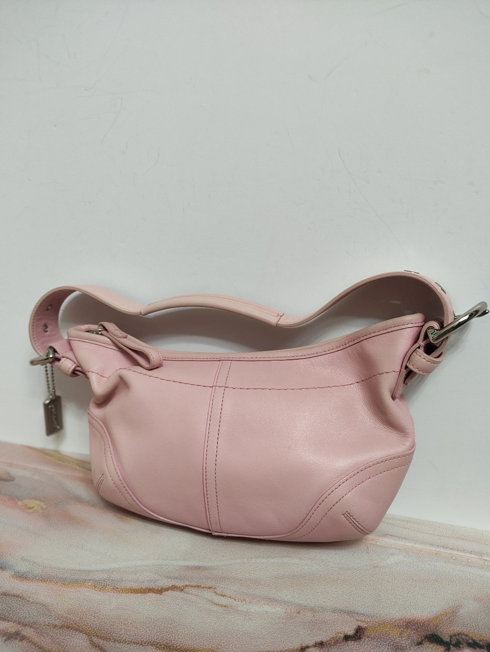 Vintage Coach 9541 Soho Hobo Shoulder Bag Pink